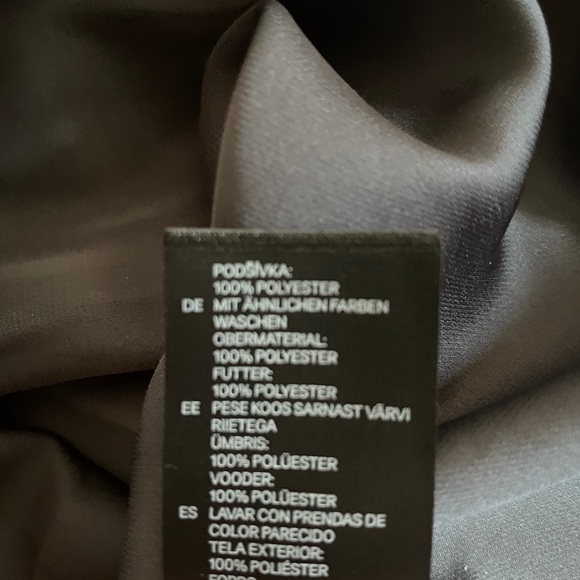 H&M • Gray Open Back Halter Maxi Dress, sz 4 - Picture 10 of 10